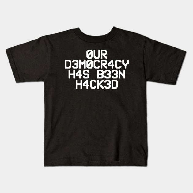 Our Democracy Kids T-Shirt by nickbeta